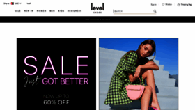 What Levelshoes.com website looked like in 2020 (4 years ago)