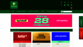 What Loterija.si website looked like in 2020 (4 years ago)