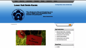 What Lowerhuttseidokarate.co.nz website looked like in 2020 (4 years ago)