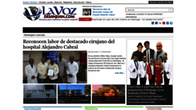What Lavozdesanjuan.com website looked like in 2020 (4 years ago)