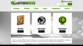 What Lottomegas.com website looked like in 2020 (4 years ago)