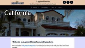 What Lagunaprecast.com website looked like in 2020 (4 years ago)