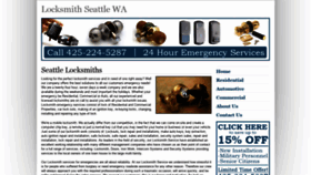 What Locksmithseattle--wa.com website looked like in 2020 (4 years ago)