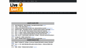 What Livesport.fr website looked like in 2020 (5 years ago)