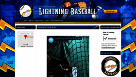 What Lightningbaseball.us website looked like in 2020 (4 years ago)
