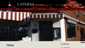 What Laterna.ca website looked like in 2020 (4 years ago)
