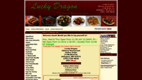 What Luckydragonarlington.com website looked like in 2020 (4 years ago)