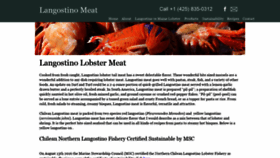 What Langostinomeat.com website looked like in 2020 (4 years ago)