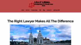 What Lillylegal.com website looked like in 2020 (4 years ago)