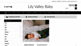 What Lilyvalleybaby.com website looked like in 2020 (4 years ago)