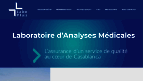 What Laboplus.ma website looked like in 2020 (5 years ago)
