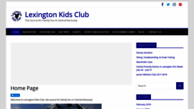What Lexingtonkidsclub.com website looked like in 2020 (4 years ago)