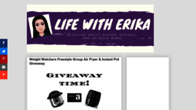 What Lifewitherika.com website looked like in 2020 (4 years ago)