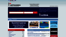 What Luettelomedia.co.uk website looked like in 2020 (4 years ago)