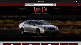 What Leejsautos.com website looked like in 2020 (4 years ago)