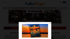 What Lakeexpo.com website looked like in 2020 (4 years ago)