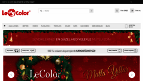 What Lecolor.com.tr website looked like in 2020 (4 years ago)