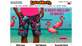 What Loudmouthgolf.com website looked like in 2020 (4 years ago)