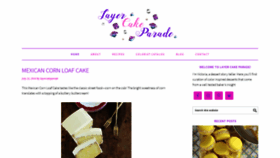 What Layercakeparade.com website looked like in 2020 (4 years ago)