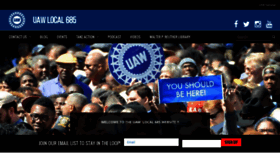 What Local685.org website looked like in 2020 (4 years ago)