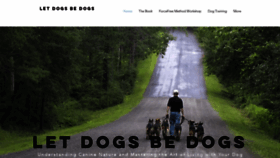 What Letdogsbedogs.org website looked like in 2020 (4 years ago)