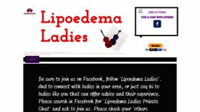 What Lipoedemaladies.com website looked like in 2020 (4 years ago)