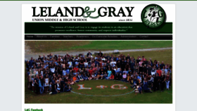What Lelandandgray.org website looked like in 2020 (4 years ago)