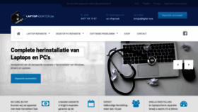 What Laptop-dokter.be website looked like in 2020 (5 years ago)