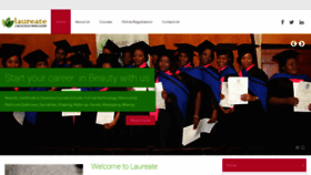 What Laureatelebeautytraining.co.za website looked like in 2020 (4 years ago)
