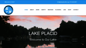 What Lakeplacidtexas.org website looked like in 2020 (4 years ago)