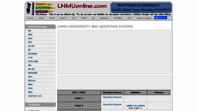 What Lnmuonline.com website looked like in 2020 (4 years ago)