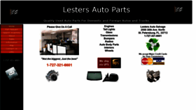 What Lestersauto.com website looked like in 2020 (4 years ago)