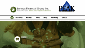 What Lennoxfinancial.ca website looked like in 2020 (4 years ago)