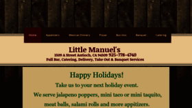 What Littlemanuel.com website looked like in 2020 (4 years ago)