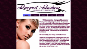 What Largestlashes.com website looked like in 2020 (4 years ago)