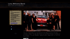 What Larrywilliamsband.com website looked like in 2020 (4 years ago)