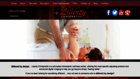 What Libertychiropractic.org website looked like in 2020 (4 years ago)