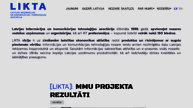 What Likta.lv website looked like in 2020 (4 years ago)