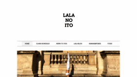 What Lalanoito.com website looked like in 2020 (4 years ago)