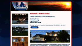 What Lakeshoreaviation.com website looked like in 2020 (4 years ago)