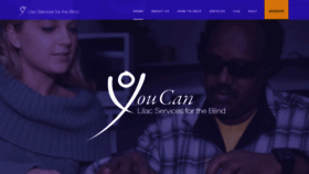 What Lilacblind.org website looked like in 2020 (4 years ago)