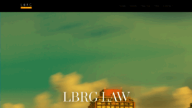 What Lbrglaw.com website looked like in 2020 (4 years ago)
