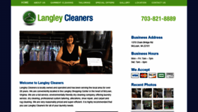 What Langleycleaners.com website looked like in 2020 (4 years ago)