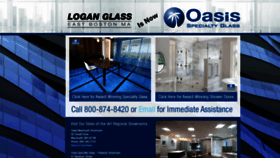 What Loganglass.com website looked like in 2020 (4 years ago)