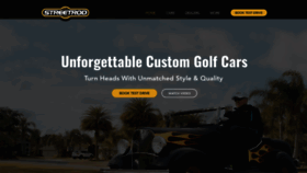 What Luxgolfcars.com website looked like in 2020 (4 years ago)