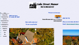 What Lakestreetmanor.com website looked like in 2020 (4 years ago)