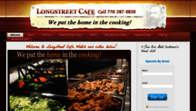 What Longstreetcafe.com website looked like in 2020 (4 years ago)