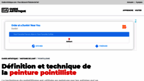 What Le-pointillisme.com website looked like in 2020 (4 years ago)