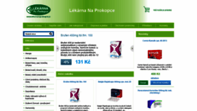 What Lekarnanaprokopce.cz website looked like in 2020 (4 years ago)