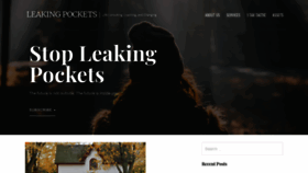 What Leakingpockets.com website looked like in 2020 (4 years ago)